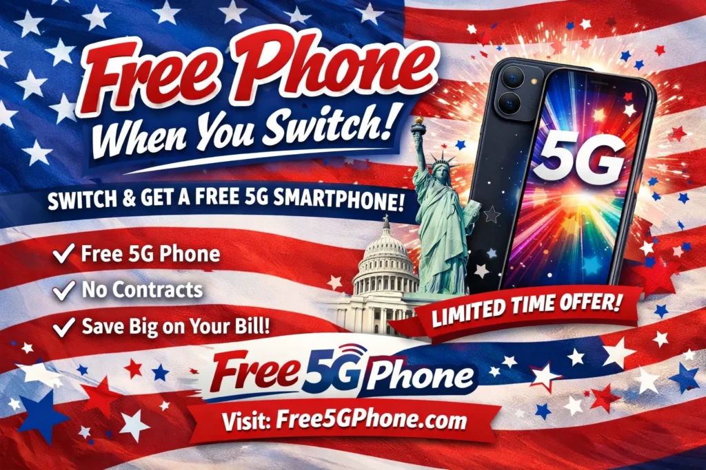 Free Phone When You Switch to Free 5G Phone